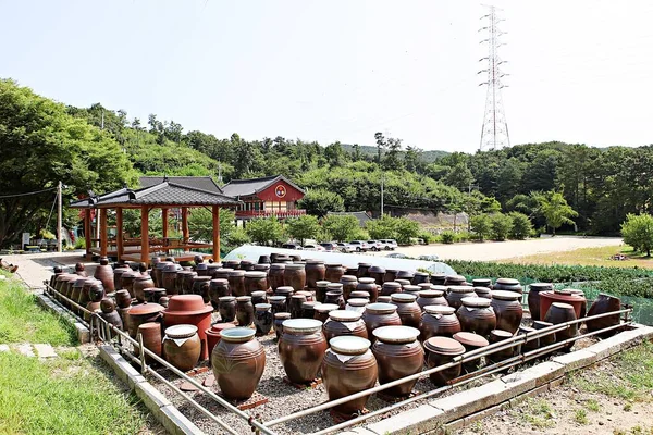 韓国にある仏教寺院で — ストック写真