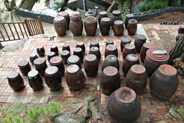  Kore 'de bir Budist tapınağı.