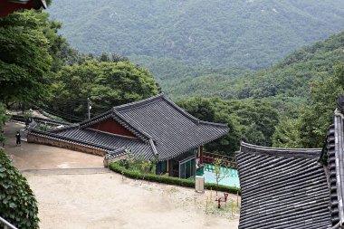  Kore 'de bir Budist tapınağı.