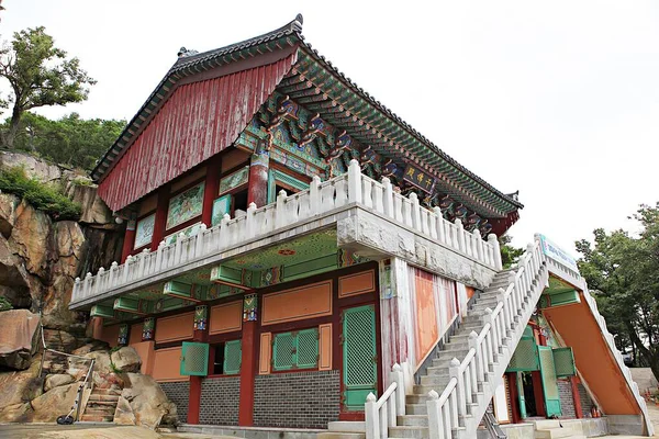 Είναι Ένας Βουδιστικός Ναός Στην Κορέα — Φωτογραφία Αρχείου