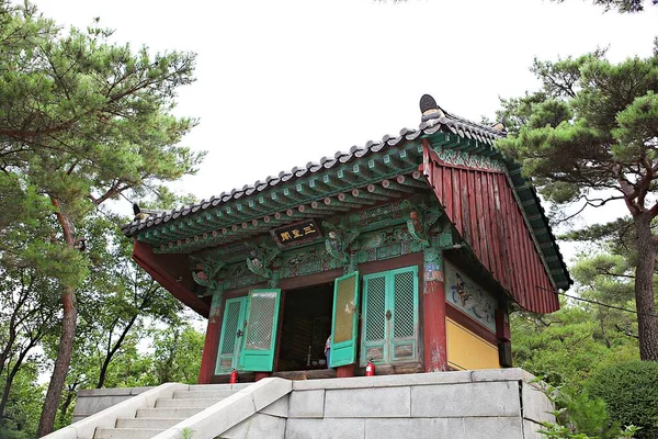 Det Ett Buddisttempel Korea — Stockfoto