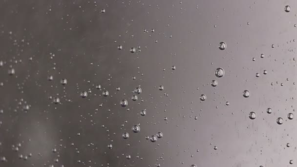 Kochendes Wasser in einem transparenten Wasserkocher. Hintergrund — Stockvideo