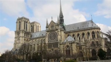 Notre Dame de Paris, Notre Dame Katedrali olarak da bilinir. Paris, Fransa.