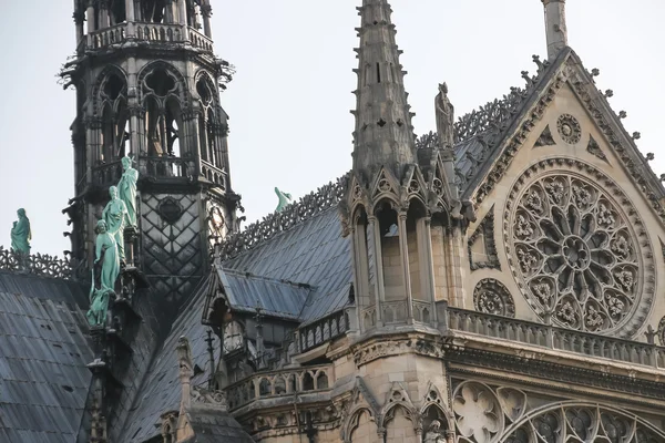 圣母大教堂巴黎 — 图库照片