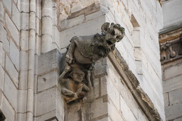 Gárgula em Notre Dame de Paris, França — Fotografia de Stock