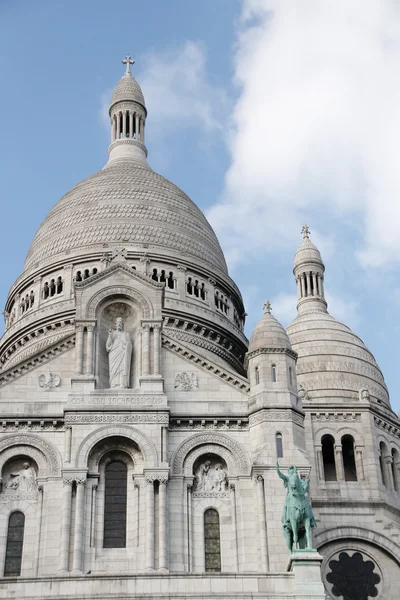 yakın çekim üzerinde Basilique du Sacré Coeur Katedrali Paris Fransa