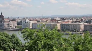 Tuna ve Parlemento Binası, Macaristan Budapeşte Panoraması.