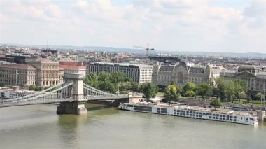 Tuna ve Parlemento Binası, Macaristan Budapeşte Panoraması.