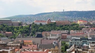 Yaz Budapeşte güzel manzara. Macaristan. Panorama.