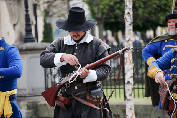 Kosice, Slovakya - 08 Mayıs 2016: Silahşörler şehir Festivali.
