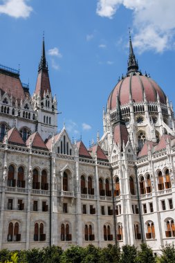 Budapeşte, Macaristan'da bina Parlamento. Mimari Detaylar.