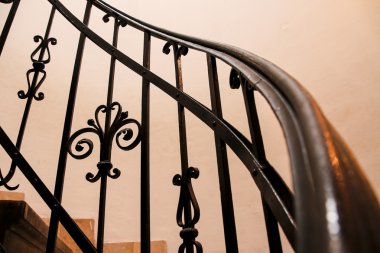 Sarmal merdiven St.Stephen's Basilica. Budapeşte, Macaristan