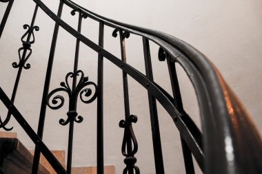 Sarmal merdiven St.Stephen's Basilica. Budapeşte, Macaristan