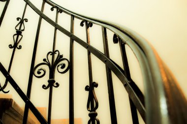 Sarmal merdiven St.Stephen's Basilica. Budapeşte, Macaristan