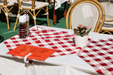 Küçük Avrupa City Cafe Teras. Budapeşte, Macaristan.