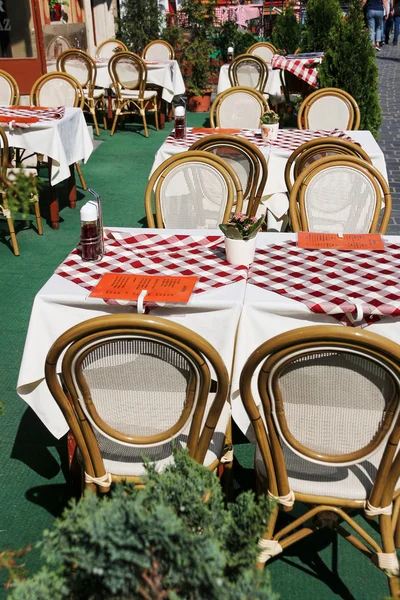 Küçük Avrupa City Cafe Teras. Budapeşte, Macaristan.