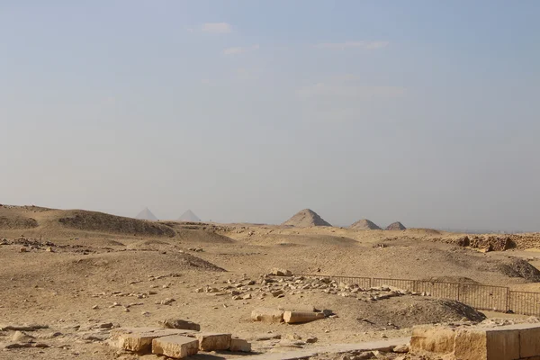 Piramidy w Egipcie. — Zdjęcie stockowe