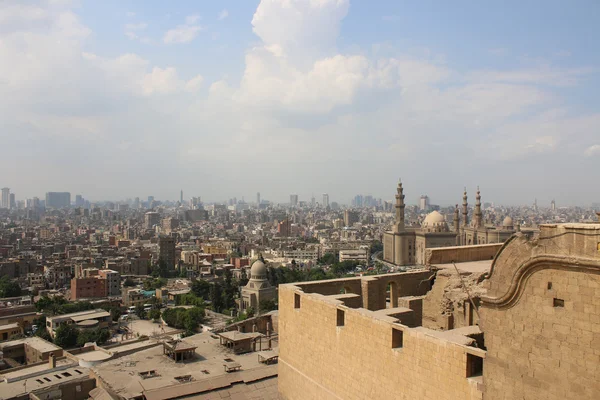 Adembenemend uitzicht over Caïro vanaf de Citadel. Cairo. Egipt. — Stockfoto