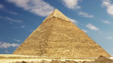 Khufu piramit. Zoom. Kahire. Mısır.