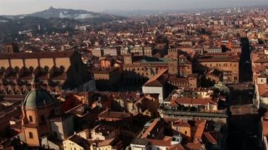 İtalya. Eski Bologna, Piazza Maggiore. Yakınlaştırma.