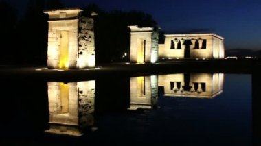 Madrid, İspanya. Debod Tapınağı.