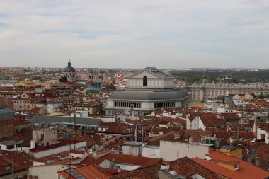 Madrid, İspanya. Şehir Panoraması