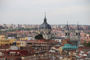 Madrid, İspanya. Şehir Panoraması