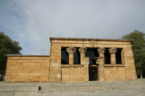 Madrid, Spain. Debod.  Ancient Egyptian temple. — Stock Photo, Image