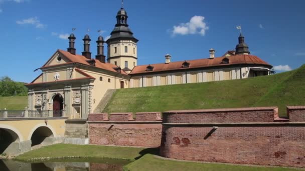 Njasvizj slott. Vitryssland — Stockvideo