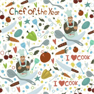 Yıl seamless modeli şefi.