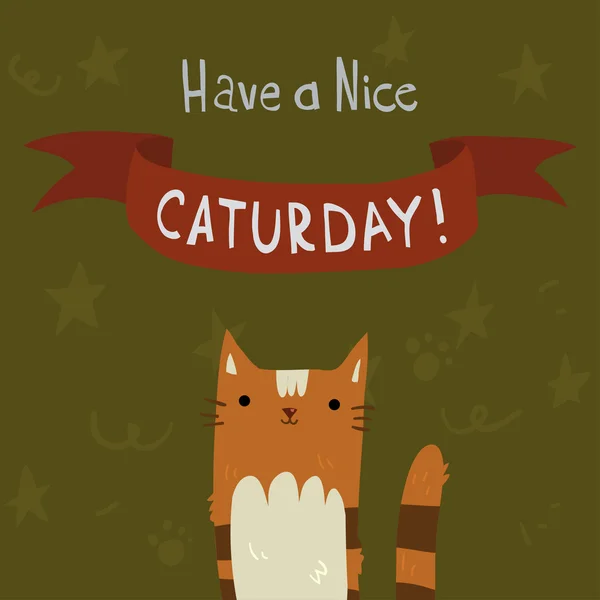 Cat's Cumartesi kartpostal