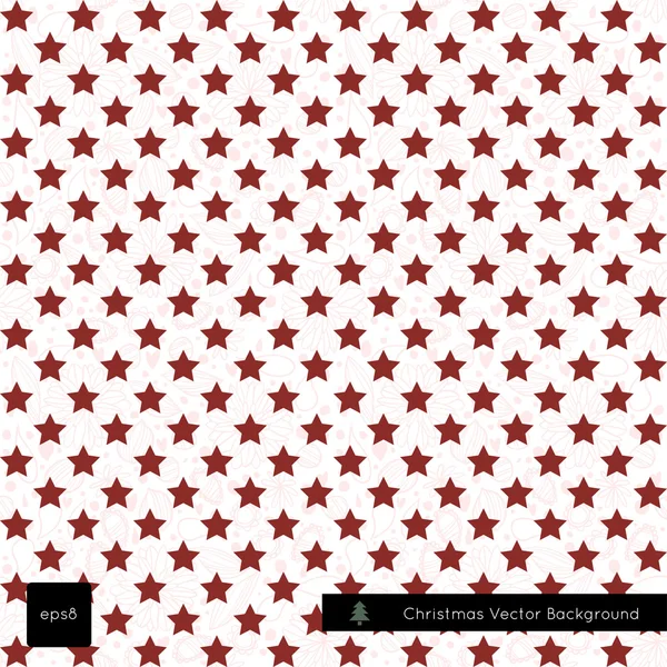 Merry christmas seamless background pattern — Stock Vector