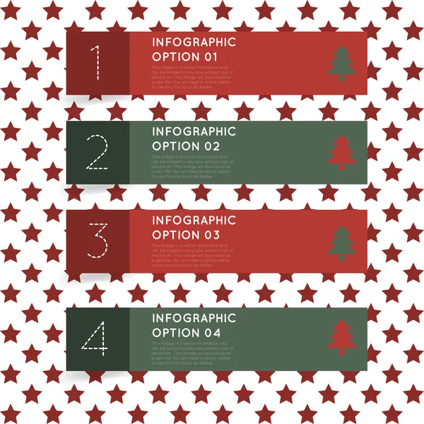 Merry christmas banner instellen. — Stockvector