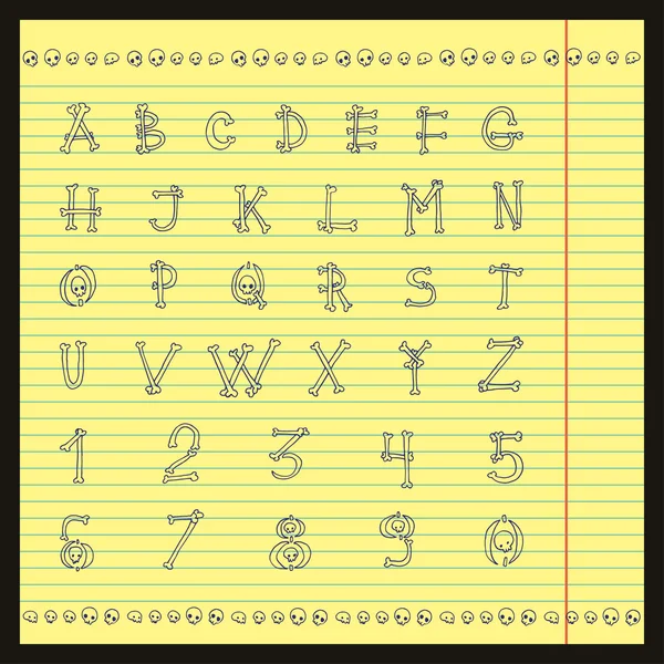 Halloween full alphabet