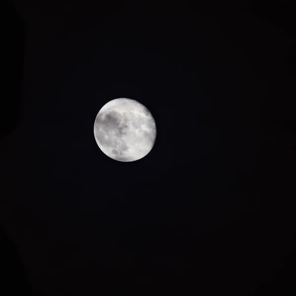Повний Місяць Нічному Небі Великий Супер Місяць Небі Під Час — стокове фото