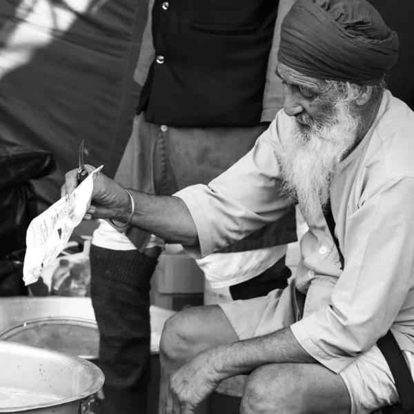 New Delhi India December 2020 Indian Sikh Hindu Farmers Punjab — стокове фото