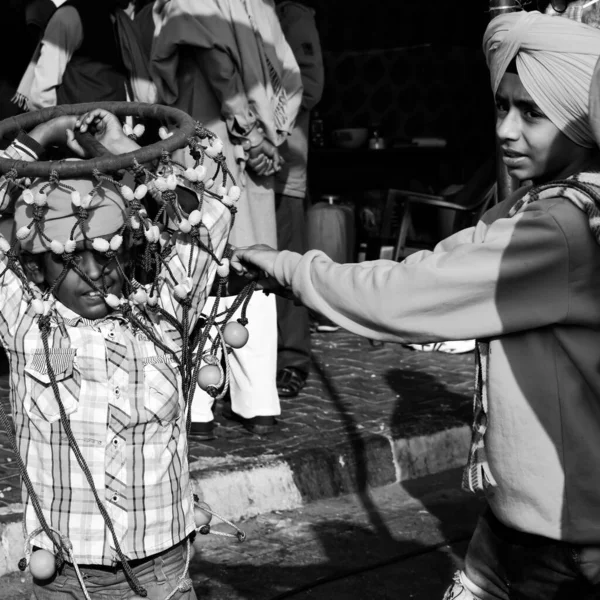 Нью Дели Индия Декабря 2020 Года Индийские Сикхи Индуистские Фермеры — стоковое фото