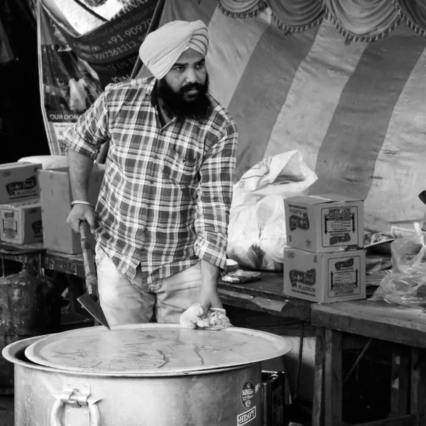 New Delhi India Dicembre 2020 Gli Agricoltori Indiani Sikh Hindu — Foto Stock