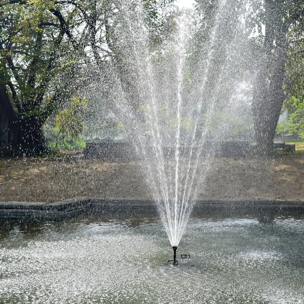 Fuente Jardín Del Vivero Sunder Delhi India Fuente Trabajo Complejo — Foto de Stock