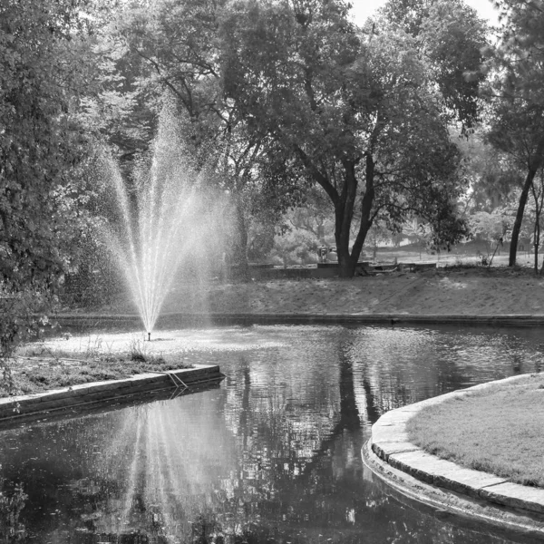 Brunnen Garten Des Sunder Nursery Delhi Indien Funktionierender Brunnen Sunder — Stockfoto