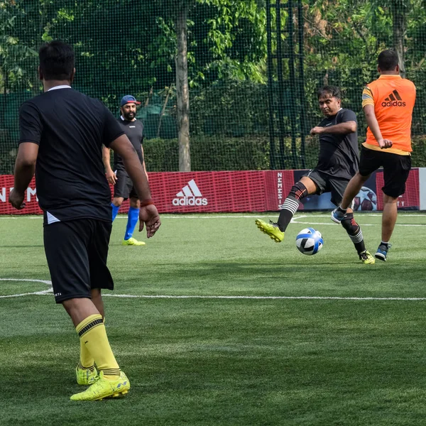 New Delhi India Luglio 2019 Calciatori Della Squadra Calcio Locale — Foto Stock