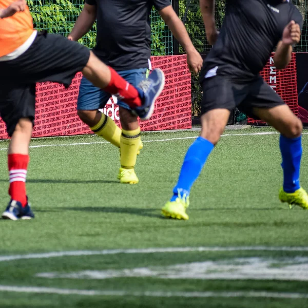 New Delhi India July 2019 Footballers Local Football Team Game — Stock Photo, Image