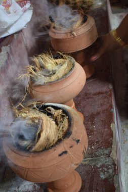 Tanrıça Durga, Hindistan 'ın en büyük Hindu Navratri festivali olan Güney Kolkata Durga Puja, Durga Puja Idol' a yakından bakıyor.