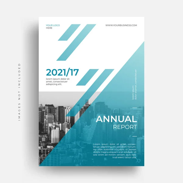Modern Business Corporate Annual Report Flyer Broschüre Cover Design — Stockvektor