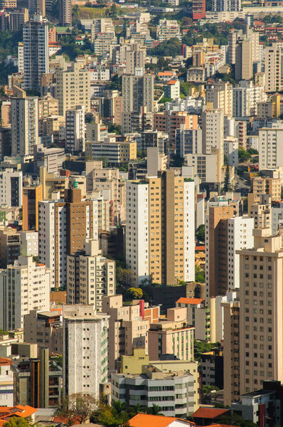 Belo Horizonte, Minas Gerais, Brazil on June 27, 2008. View of the city with many buildings.jpg
