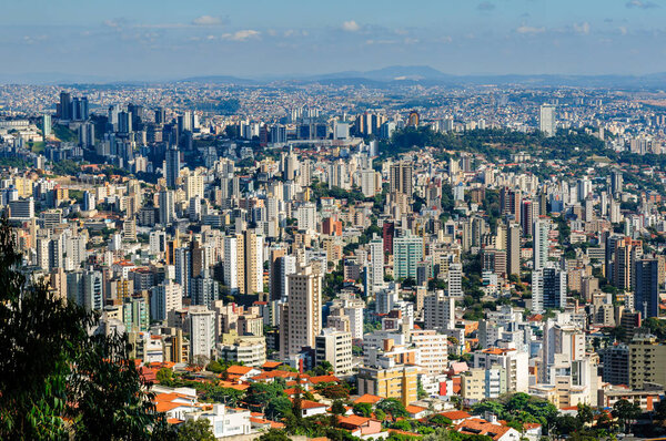 Belo Horizonte, Minas Gerais, Brazil on June 27, 2008. View of the city with many buildings.jpg