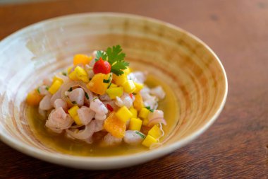 Ceviche, geleneksel Peru mutfağı..