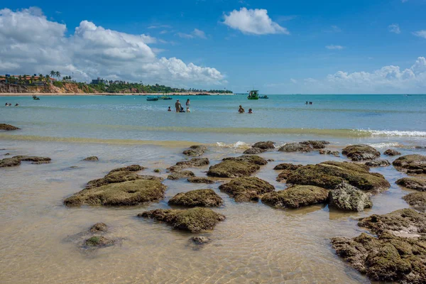 Strand Von Carapibus Conde Paraiba Brasilien April 2021 Nordostbrasilianische Küste — Stockfoto