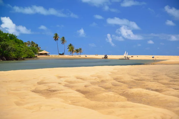 Fiume Camaratuba Mataraca Vicino Joao Pessoa Sulla Costa Nord Paraiba — Foto Stock