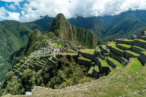 Machu Picchu Znane Jako Zaginione Miasto Inków Peru Października 2014 — Zdjęcie stockowe